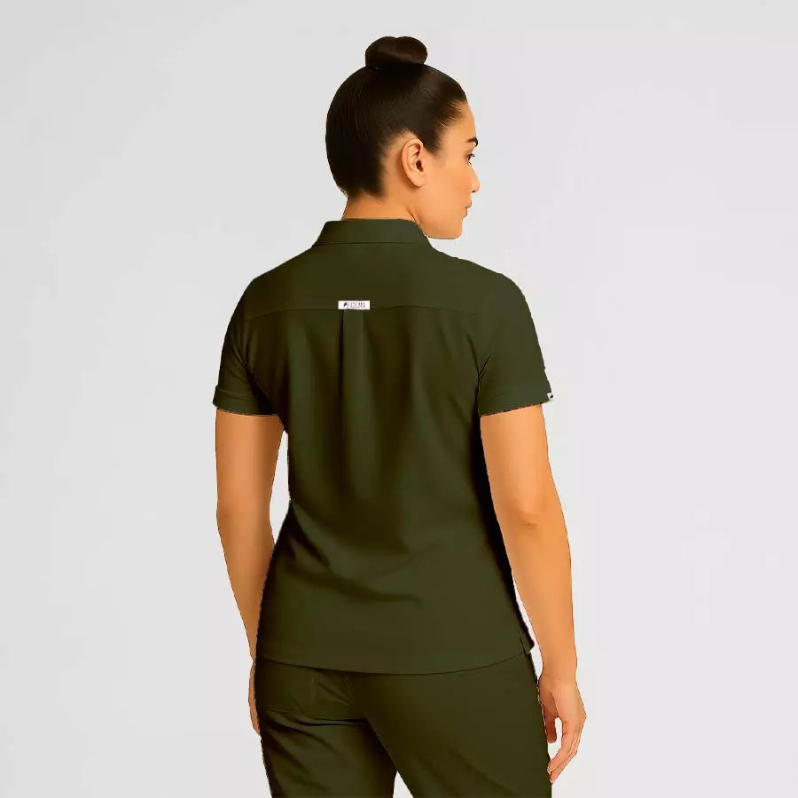 Pyjama de Bloc Femme - Col Chemise Stretch