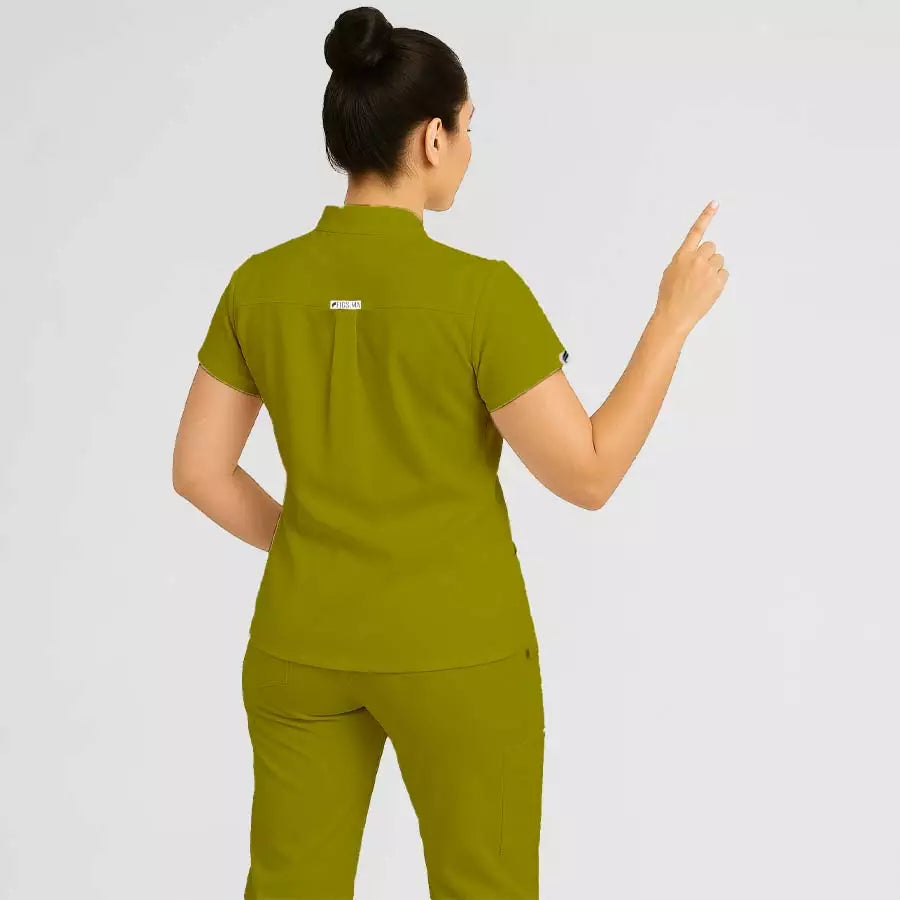 Pyjama de Bloc Femme - Col Chemise Stretch