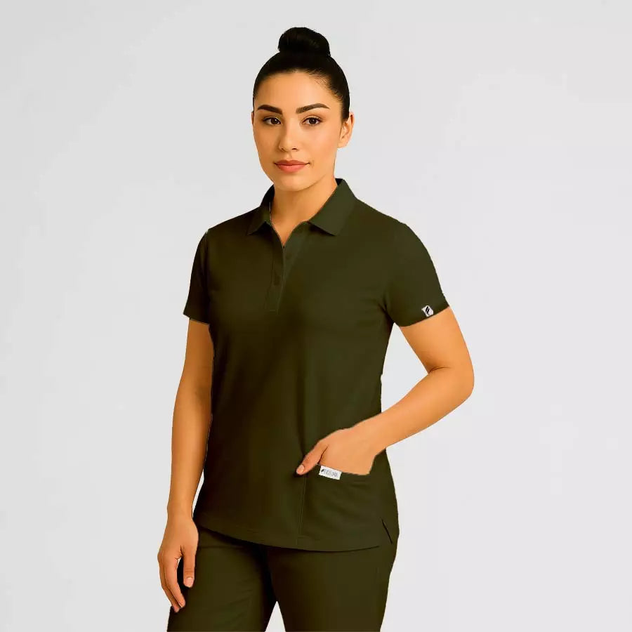 Pyjama de Bloc Femme - Col Chemise Stretch