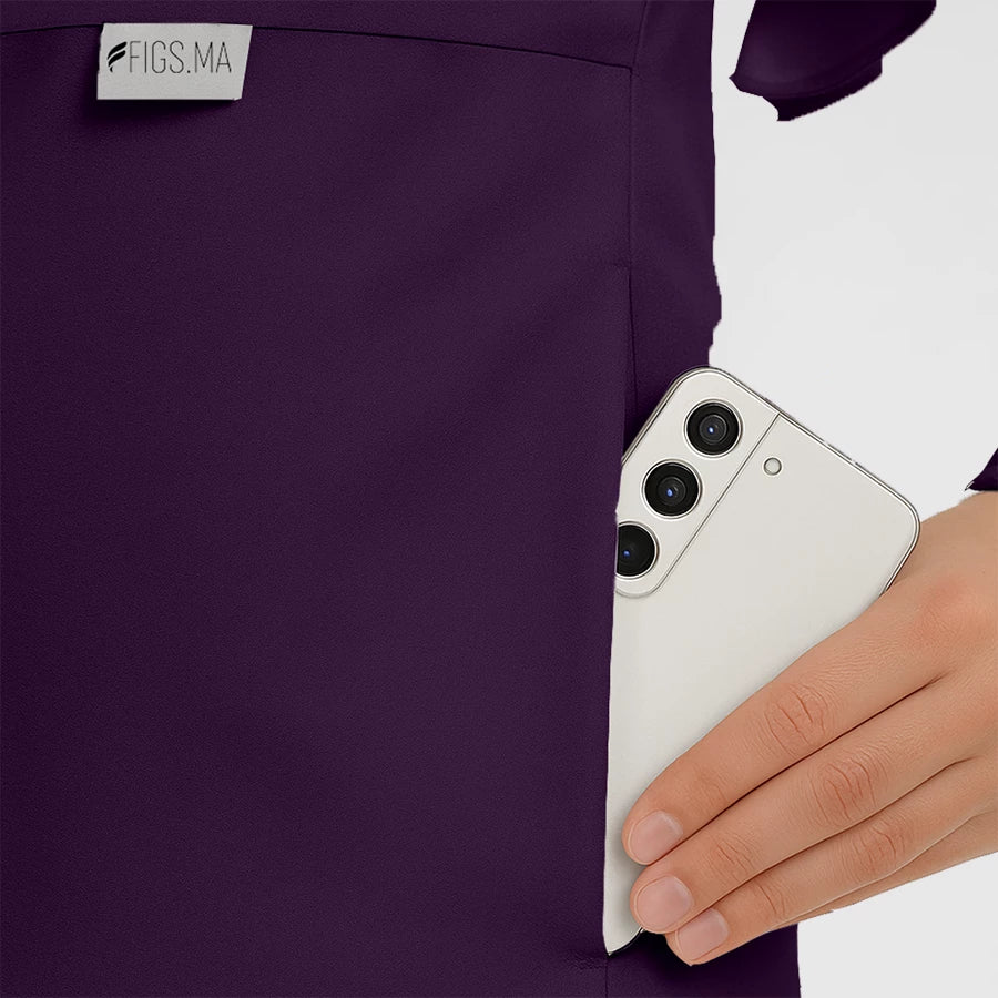 Pyjama de Bloc Femme - Hijab porté par une professionnelle de santé | FIGS.ma – Scrubs confortables et modernes au Maroc