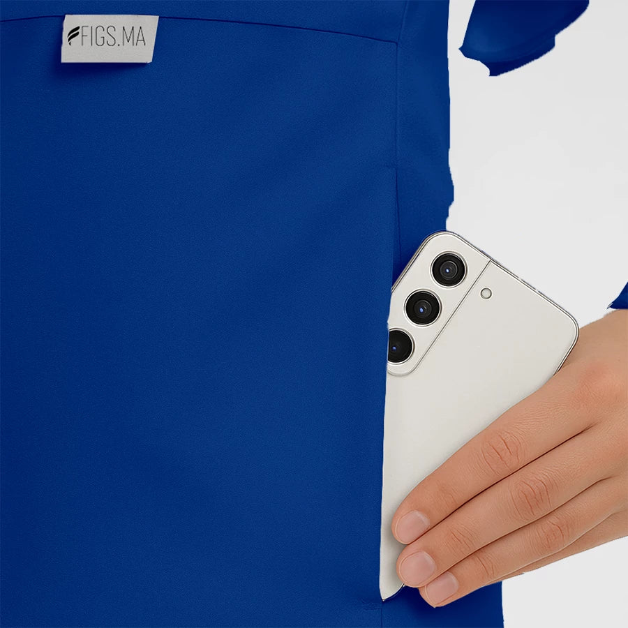 Pyjama de Bloc Femme - Hijab porté par une professionnelle de santé | FIGS.ma – Scrubs confortables et modernes au Maroc