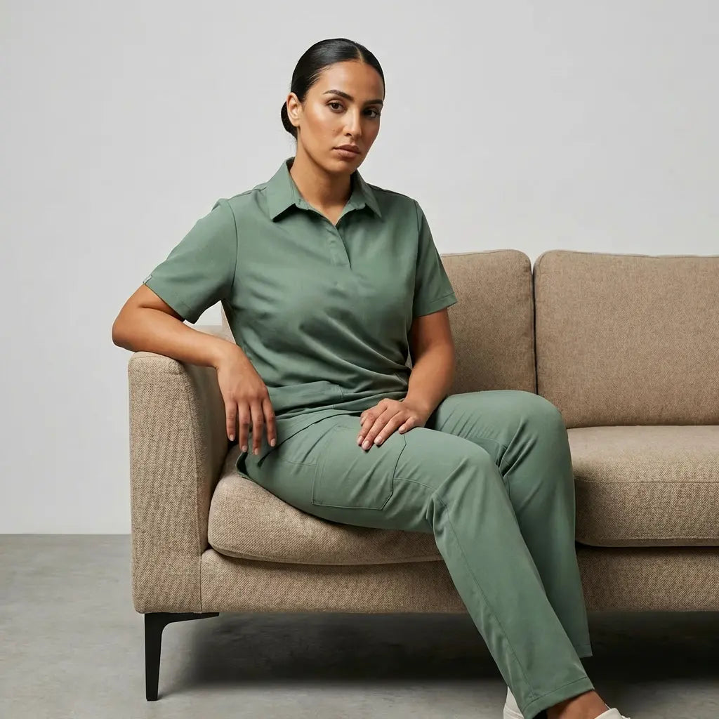 pyjama de Bloc Femme - Col Chemise Stretch