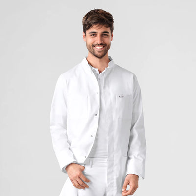 Blouse Médicale Manches Longues Col Officier- Homme
