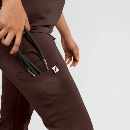 Pyjama de Bloc Femme - Col Officier Stretch