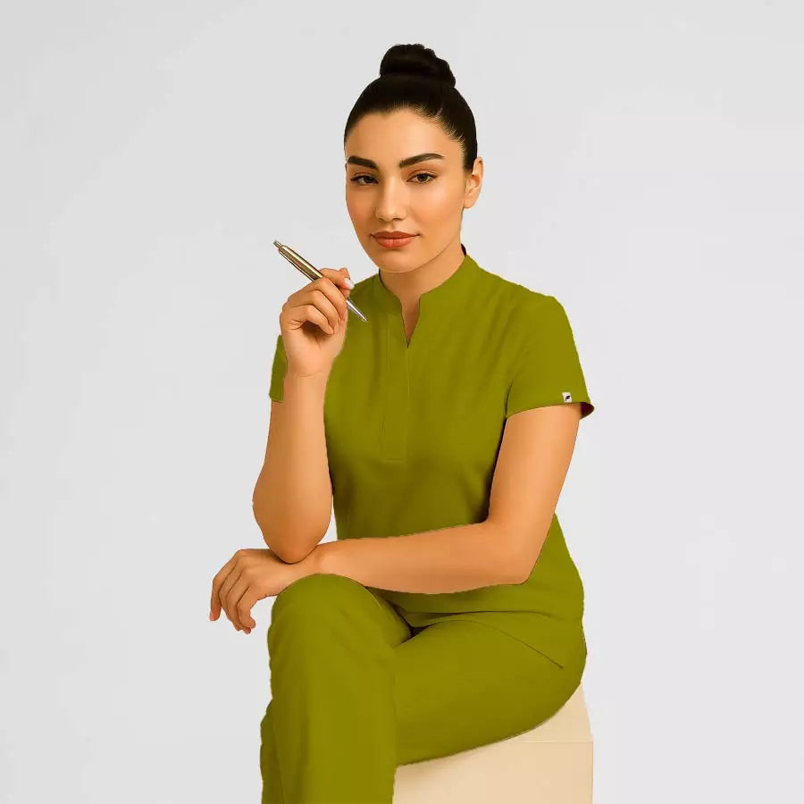 Pyjama de Bloc Femme - Col Officier Stretch
