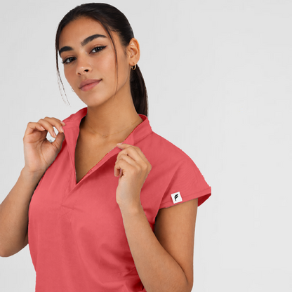 Pyjama de Bloc Femme - Col Officier Stretch