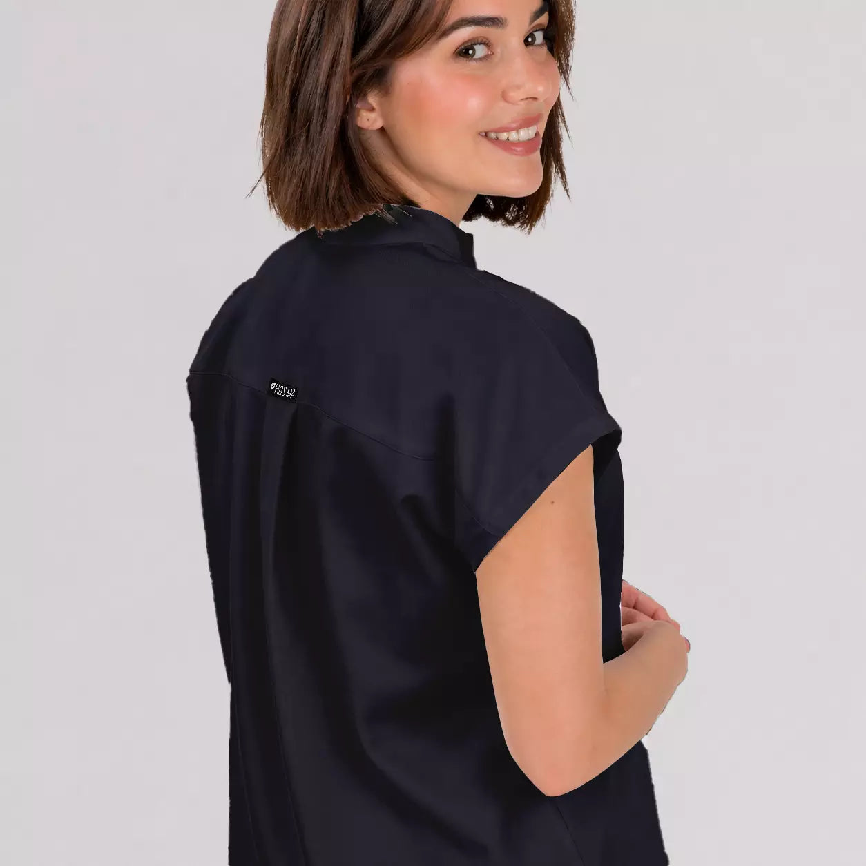 Haut uniquement Femme – Col Officier Stretch