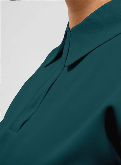 Haut uniquement Femme – Col Chemise Stretch