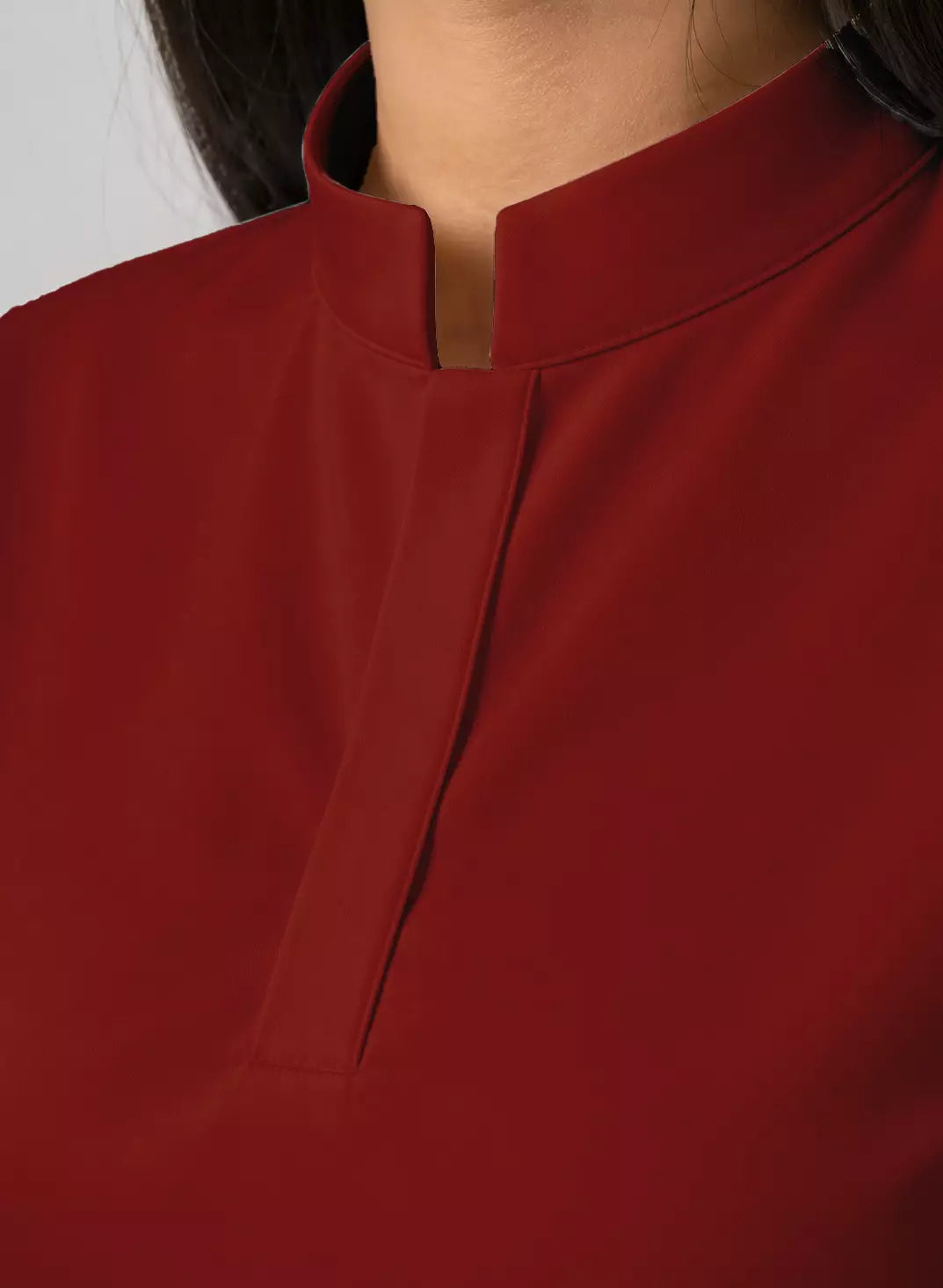 Haut uniquement Femme – Col Officier Stretch