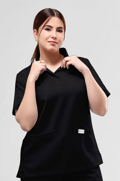 Haut uniquement Femme – Col Chemise Stretch