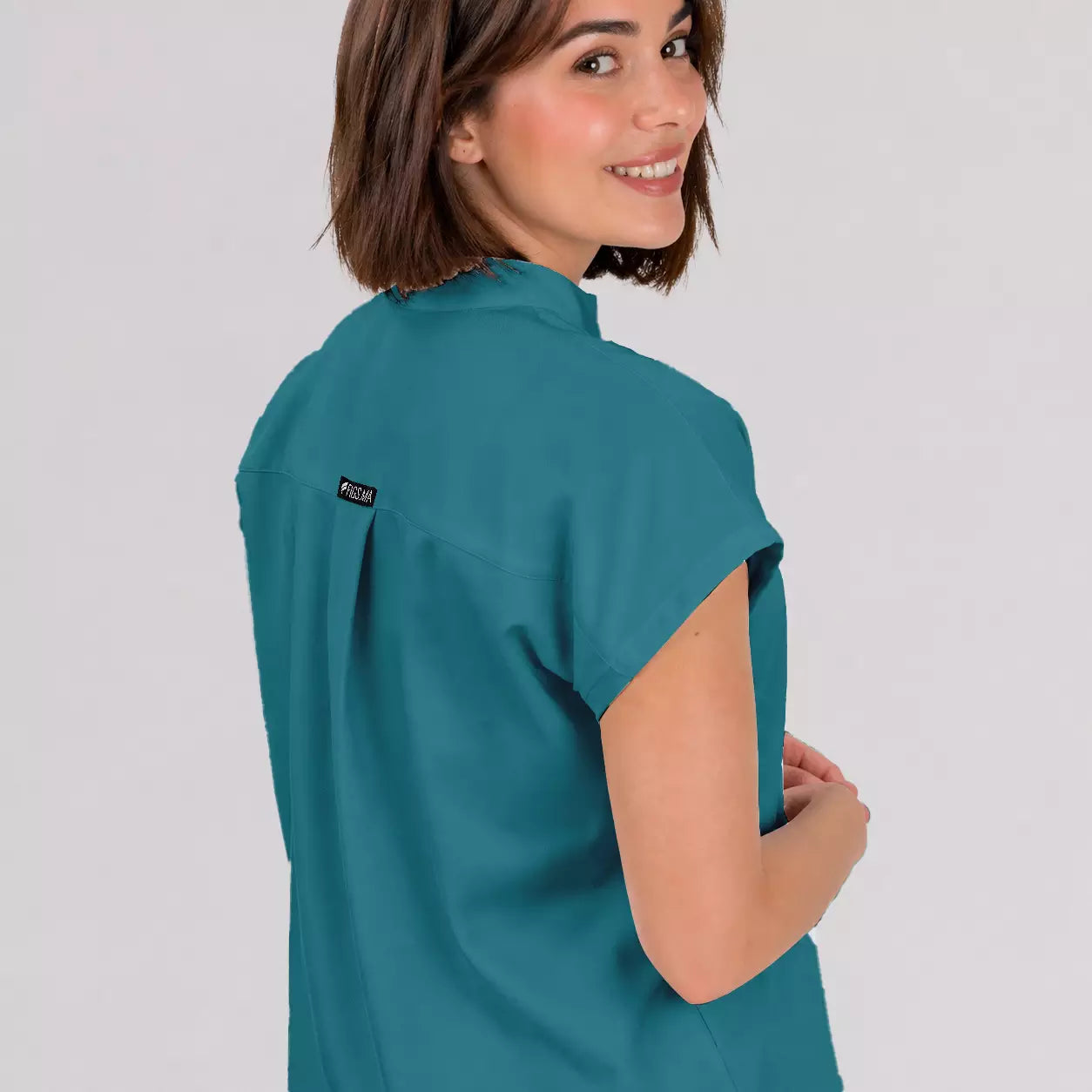 Haut uniquement Femme – Col Officier Stretch