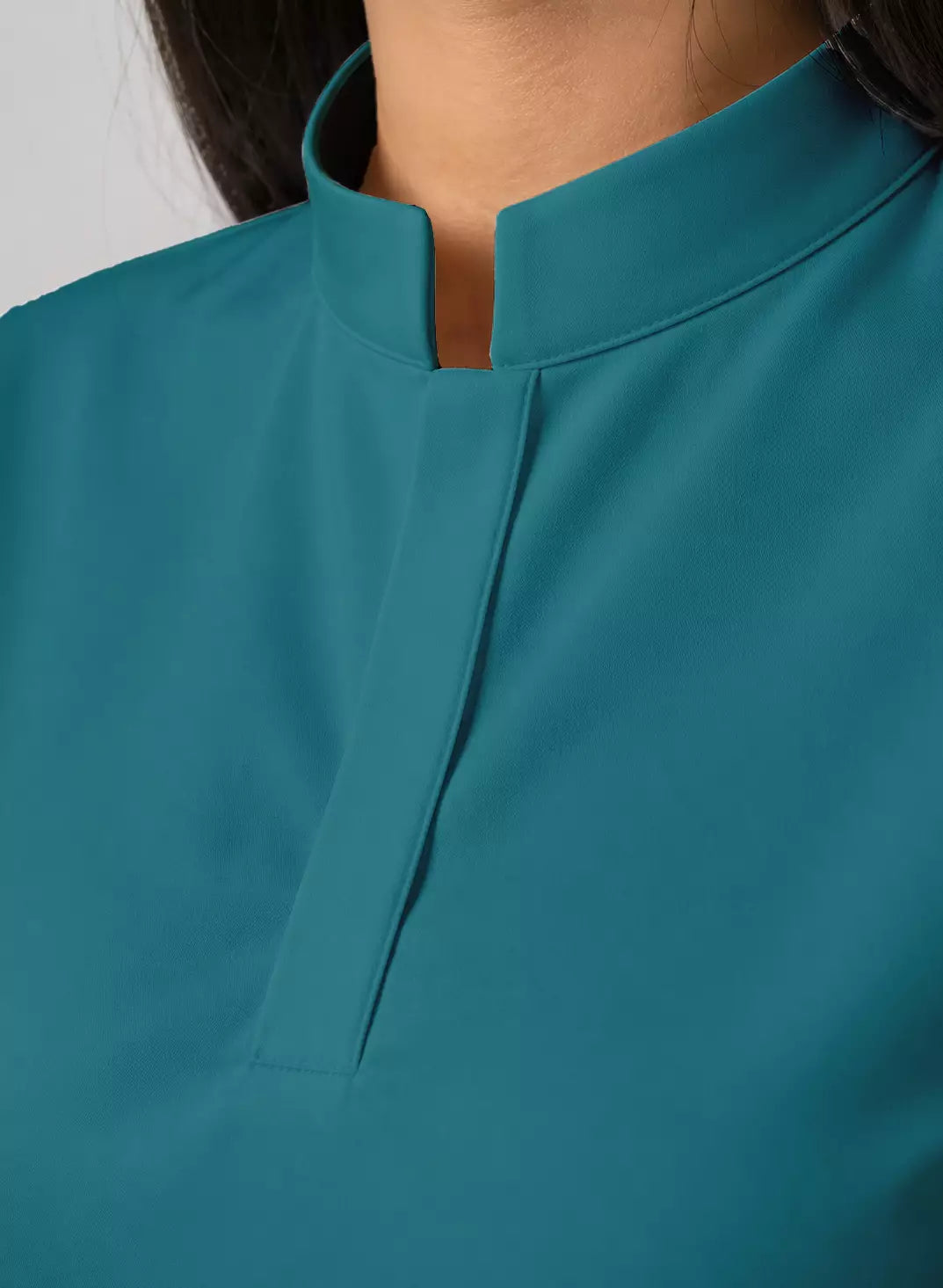 Haut uniquement Femme – Col Officier Stretch