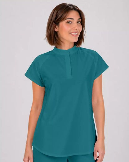 Haut uniquement Femme – Col Officier Stretch