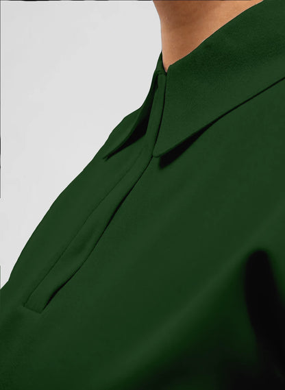 Haut uniquement Femme – Col Chemise Stretch